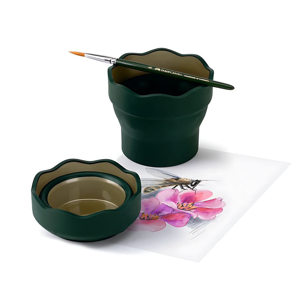 Faber-Castell Click & Go - Vaso Plegable para Agua