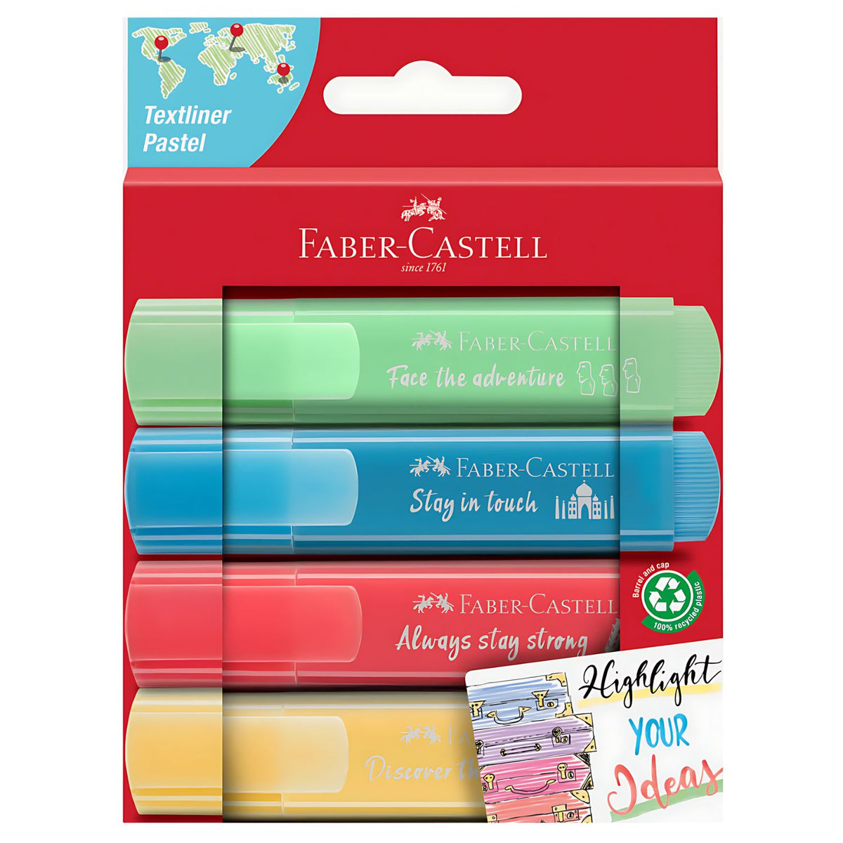 Faber-Castell 8 Destacadores SuperFluor