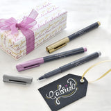 Faber-Castell Metallics - Set 2 Marcadores Oro y Plata