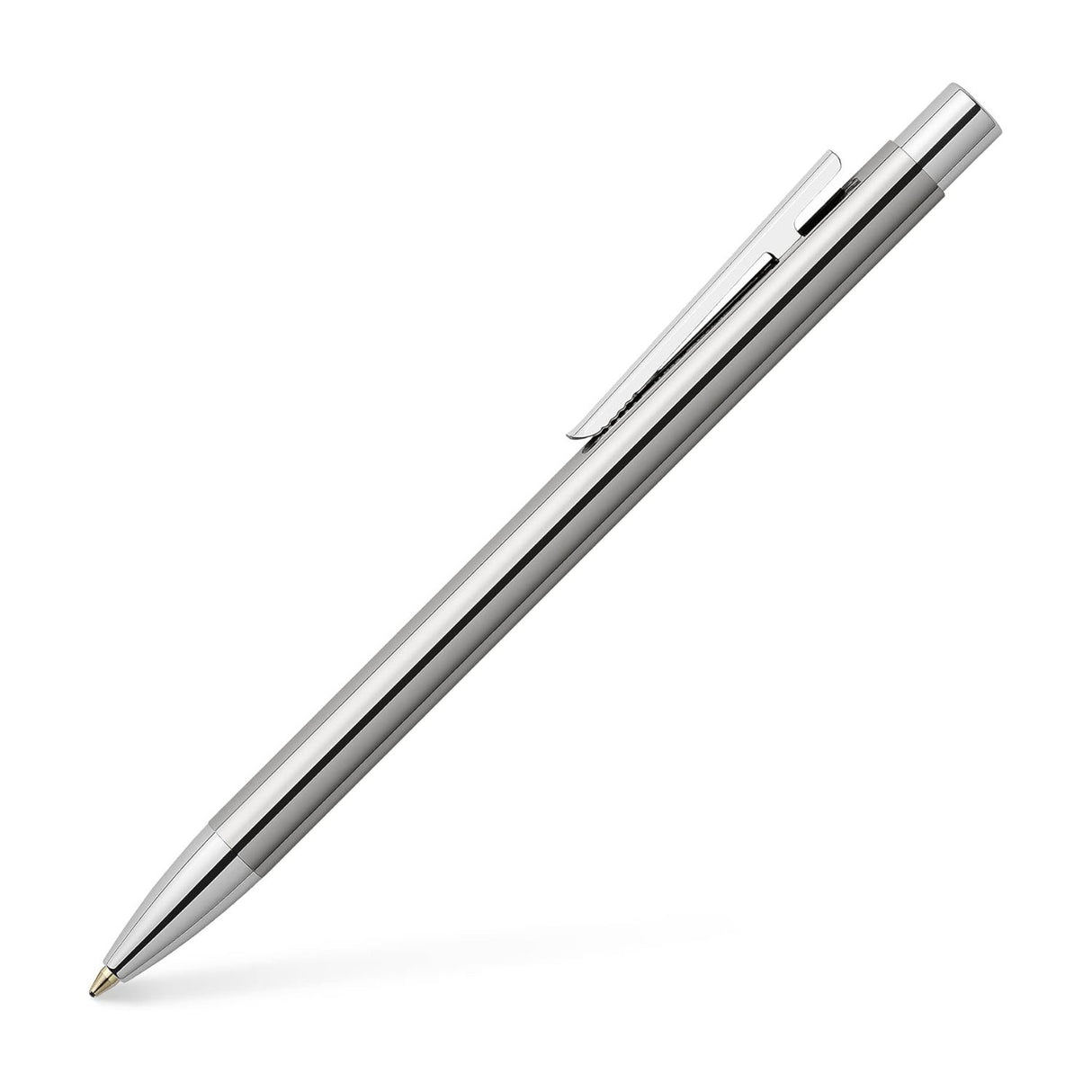 Faber Castell Neo Slim - Bolígrafo Punta M Shiny Stainless Steel