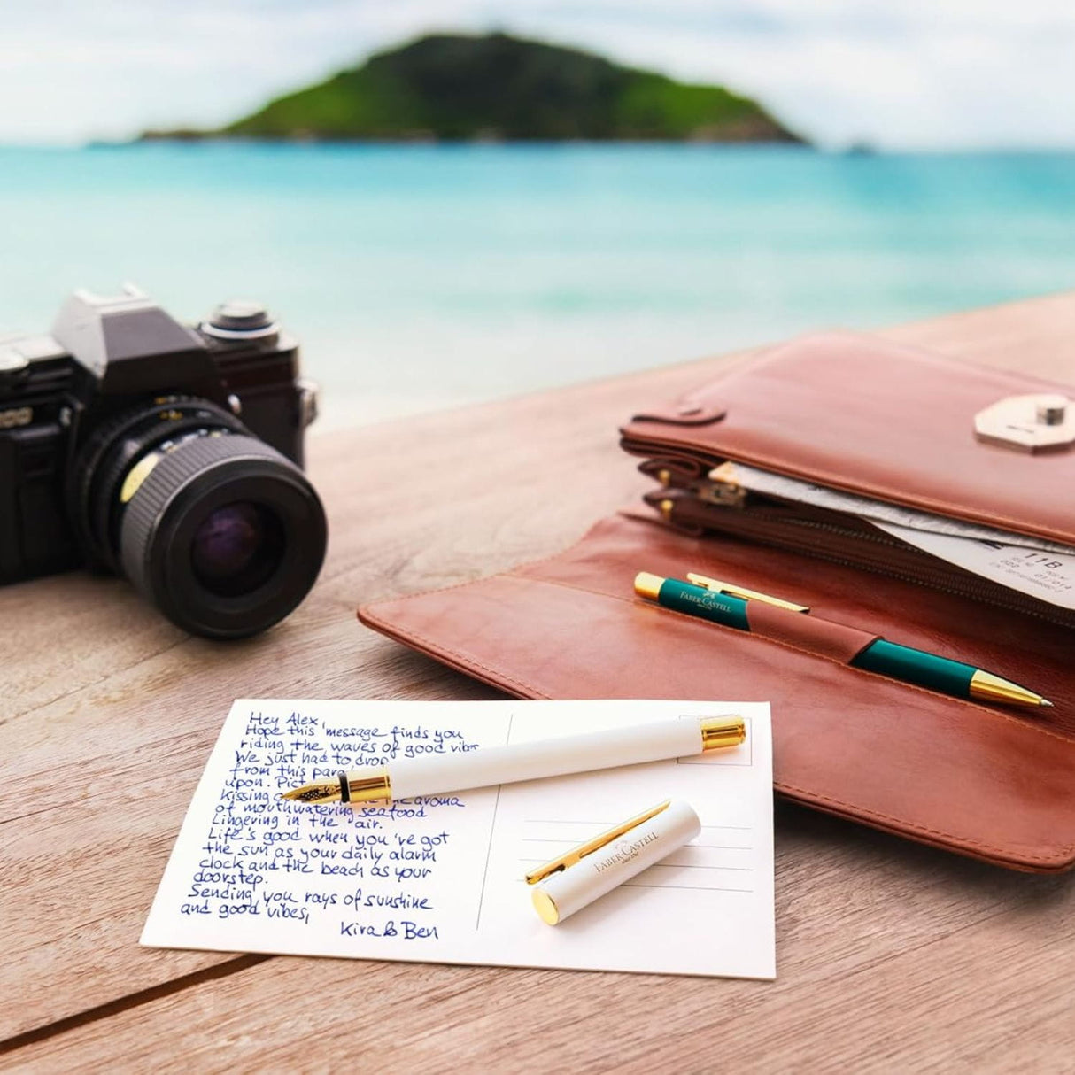 Faber Castell Neo Slim - Pluma Punta M Marshmallow