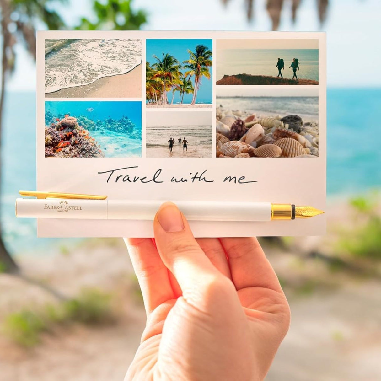 Faber Castell Neo Slim - Pluma Punta M Marshmallow