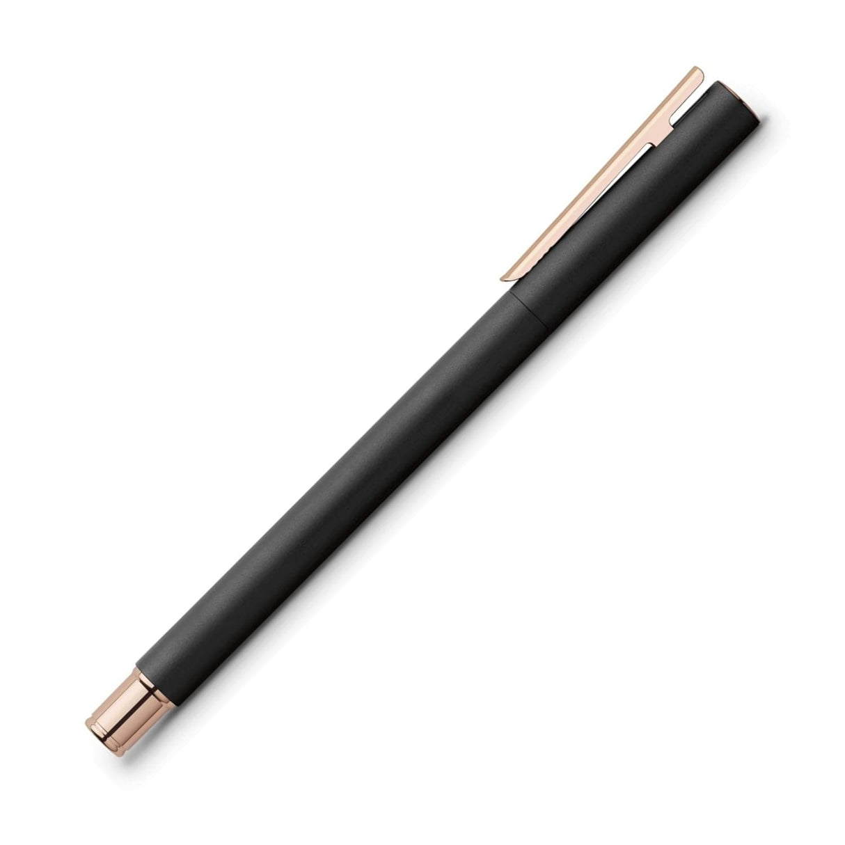 Faber Castell Neo Slim - Pluma Punta M Matte Black Rose Gold