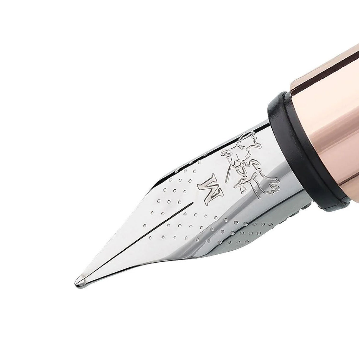 Faber Castell Neo Slim - Pluma Punta M Matte Black Rose Gold