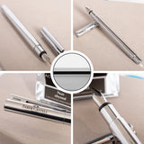 Faber Castell Neo Slim - Pluma Punta M Shiny Stainless Steel