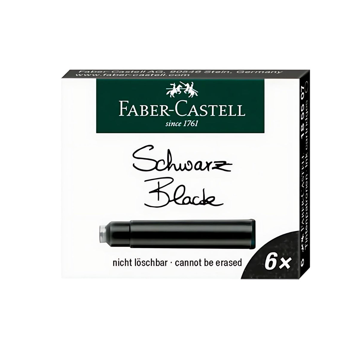 Faber Castell - Pack 6 Recargas de Tinta Standard
