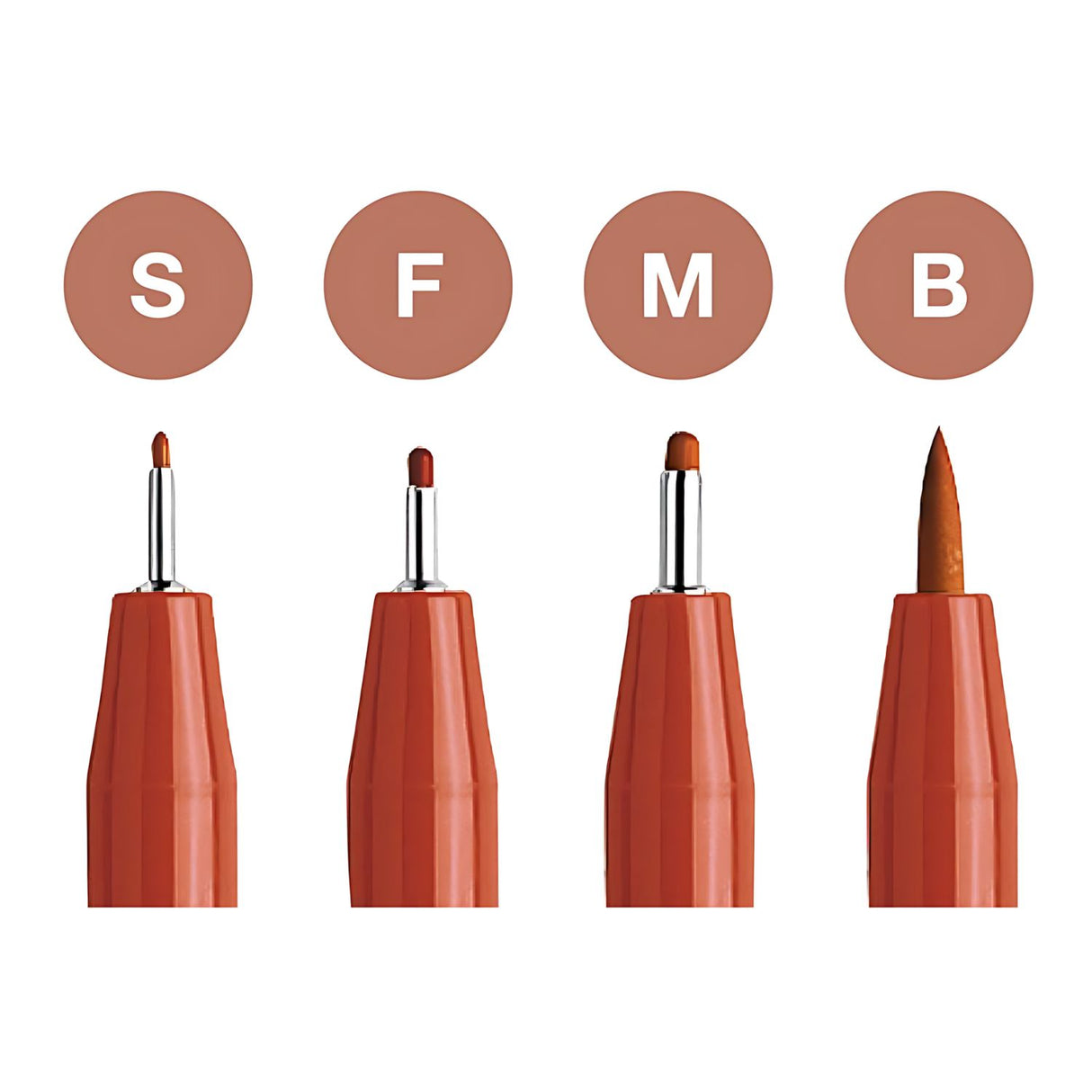 Faber-Castell Pitt - Set 4 Tiralíneas Sanguina