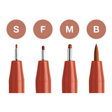 Faber-Castell Pitt - Set 4 Tiralíneas Sanguina