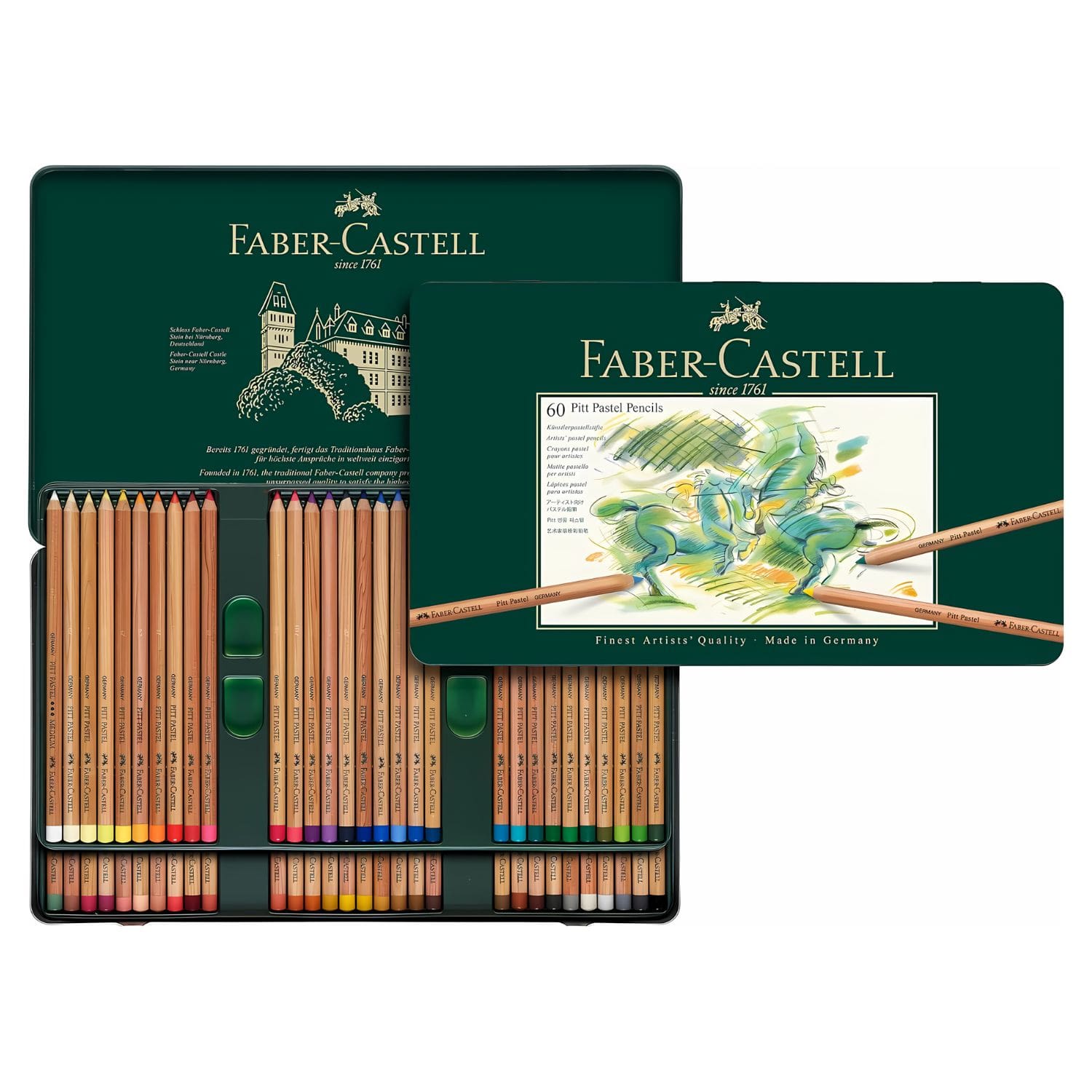 Faber Castell Pitt Pastel Set 60 Lápices - DibuChile – Dibu Chile