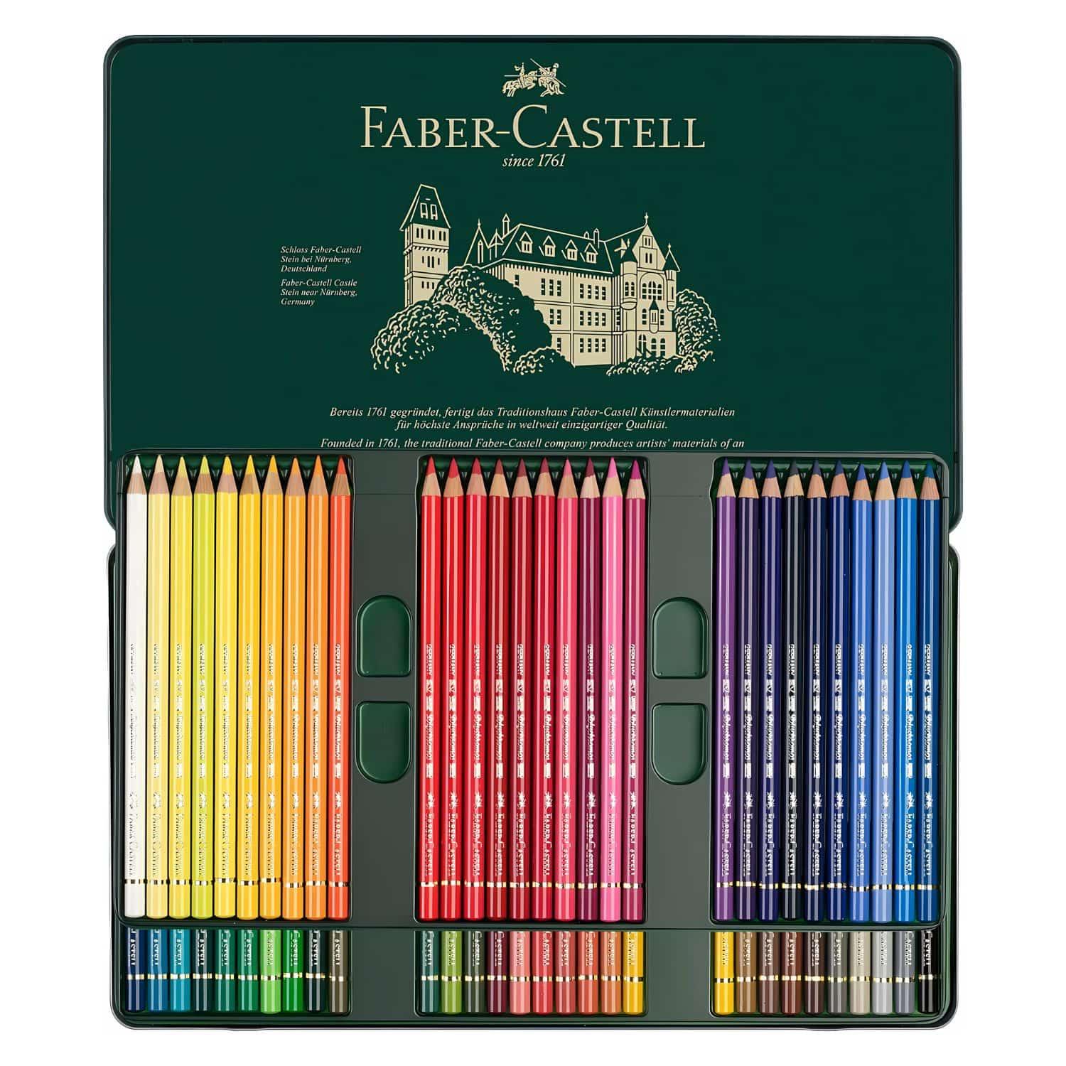 Faber-Castell Polychromos 60色セット、コピック等々 Faber Castell Polychromos, Set de 60 Lápices - DibuChile – Dibu Chile