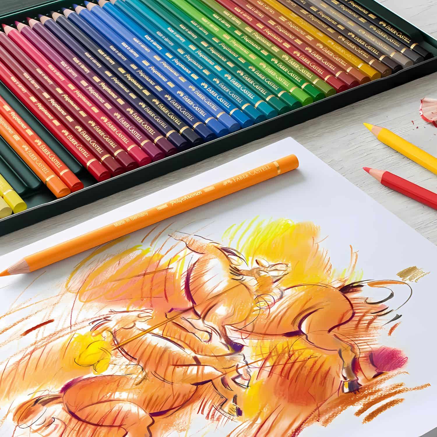 Faber-Castell Polychromos 60色セット、コピック等々 Faber Castell Polychromos, Set de 60 Lápices - DibuChile – Dibu Chile