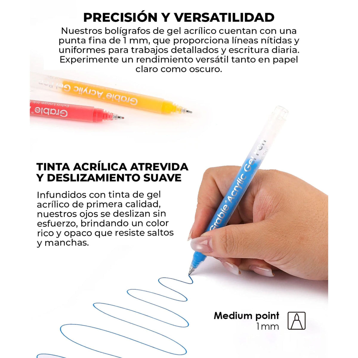 Grabie Bold & Bright - Kit Marcadores Acrílicos y Libro Essential