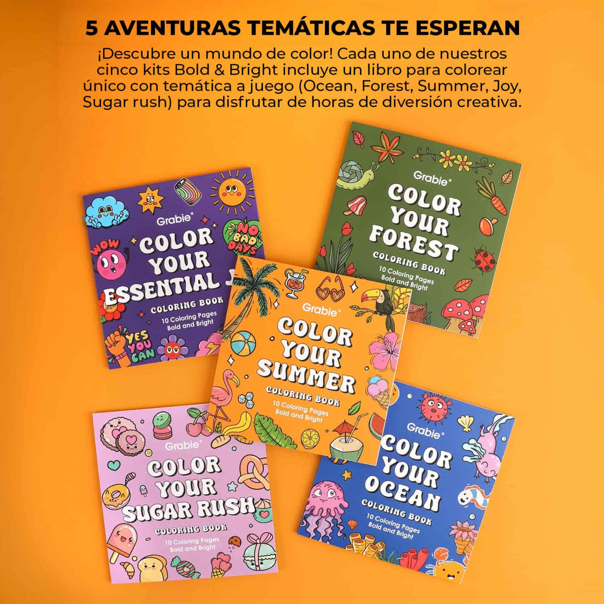 Grabie Bold & Bright - Kit Marcadores Acrílicos y Libro Essential