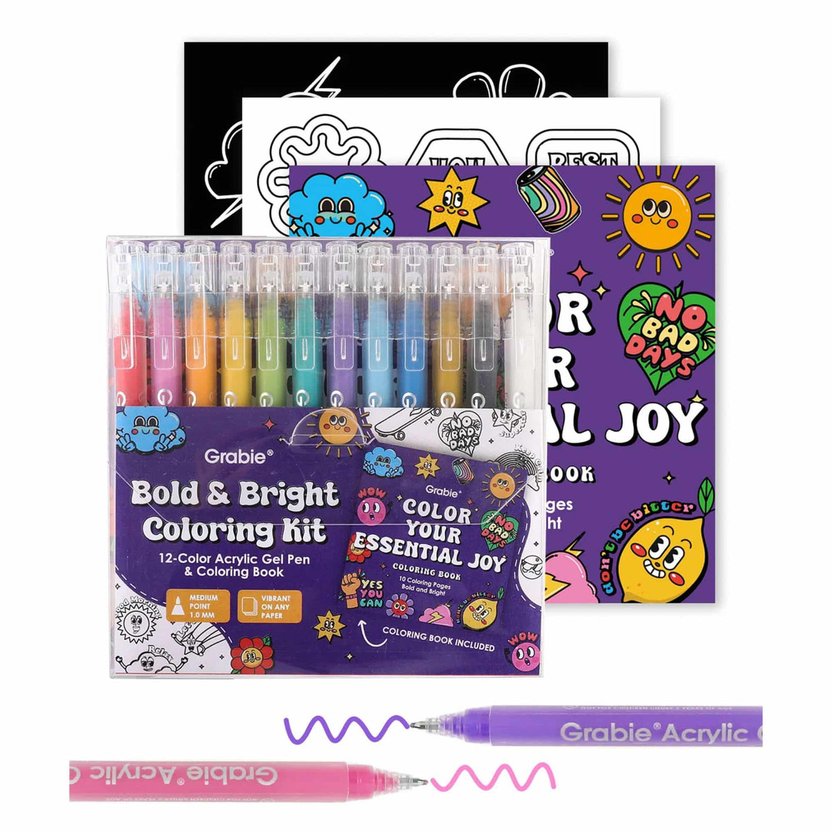 Grabie Bold & Bright - Kit Marcadores Acrílicos y Libro Essential