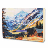 Grabie Coloring Club - Kit Acuarelas Landscape Libreta y Libro