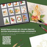 Grabie Coloring Club - Kit Acuarelas Navidad Libreta y Libro
