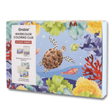Grabie Coloring Club - Kit Acuarelas Ocean Libreta y Libro
