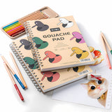 Himi Gouache Pad - Croquera Animal Designs 17,8 x 25,4 cm 160 gm2