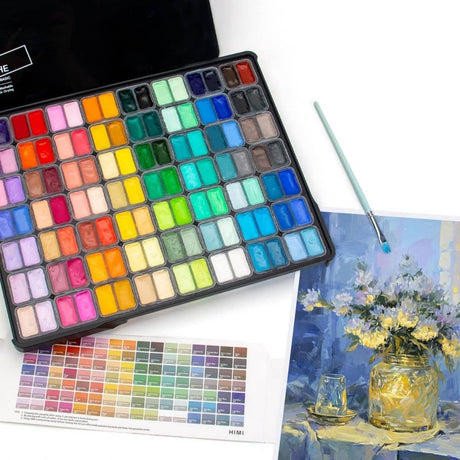 Himi - Set 112 Gouache Potes 12 g Black