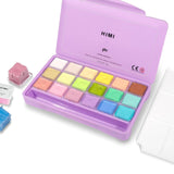 Himi - Set 18 Gouache Colores Pastel Potes 30 g