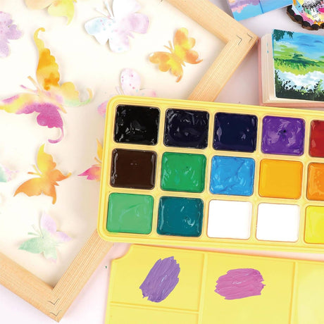 Himi - Set 18 Gouache Potes 30 g Estuche Amarillo