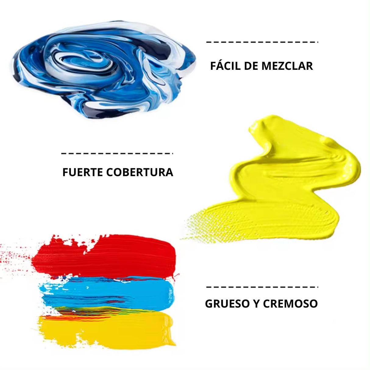 Himi - Set 18 Gouache Potes 30 g Estuche Amarillo