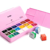 Himi - Set 18 Gouache Potes 30 g Estuche Rosado