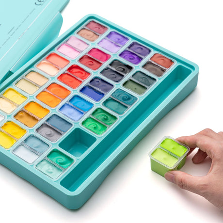 Himi - Set 48 Gouache Potes 12 g Green