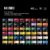 Himi - Set 48 Pinturas Acrílicas Twin Cup 12 ml