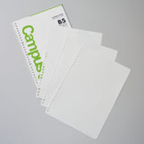 Kokuyo Campus - Pack 50 Hojas para Libretas Anilladas Tipo Binder B5 Cuadros