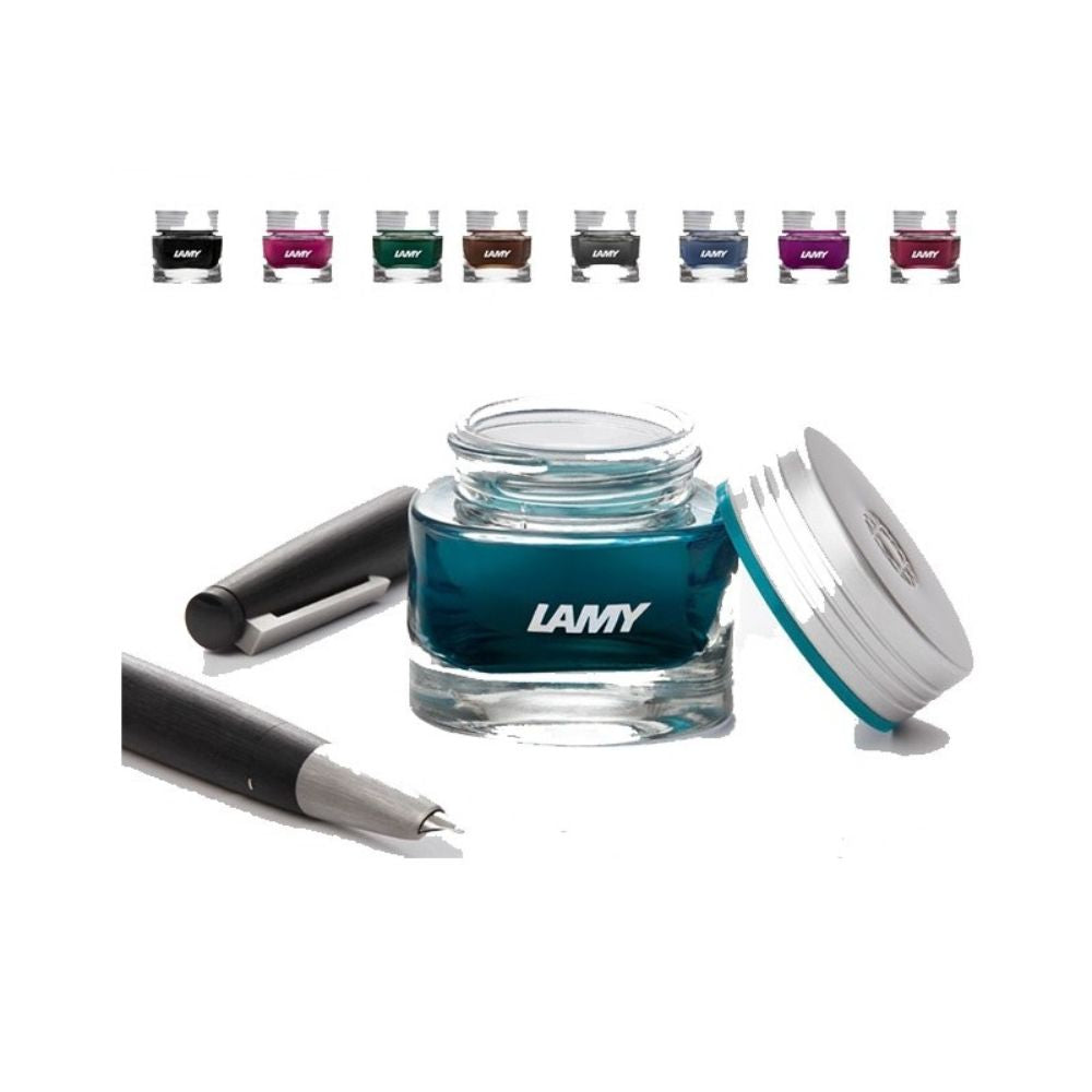 Inchiostro Lamy T53 Crystal 30 Ml - Colore Ossidiana, Per Penne Stilografiche, Made In Germany - Foto 2