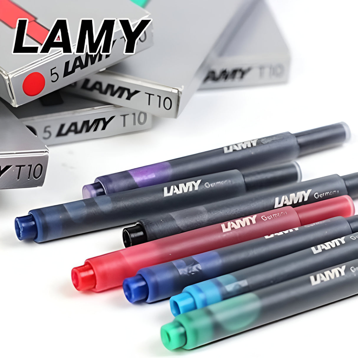 Lamy - Pack 5 Recarga de Tinta T10 para Plumas