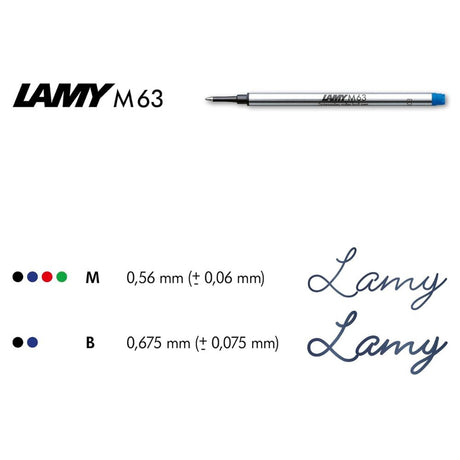 Lamy - Repuesto de Rollerball M63 Punta Media