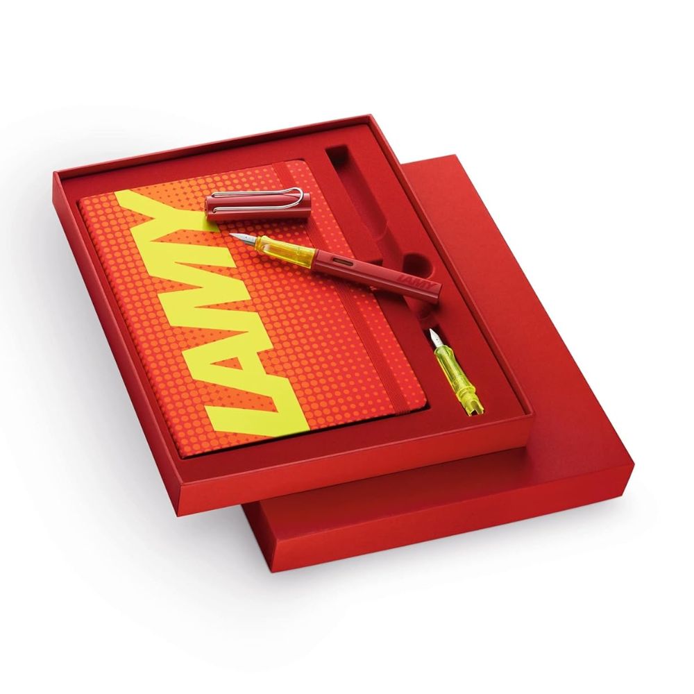 Lamy Safari - Pluma Glossy Red Edicion Limitada M