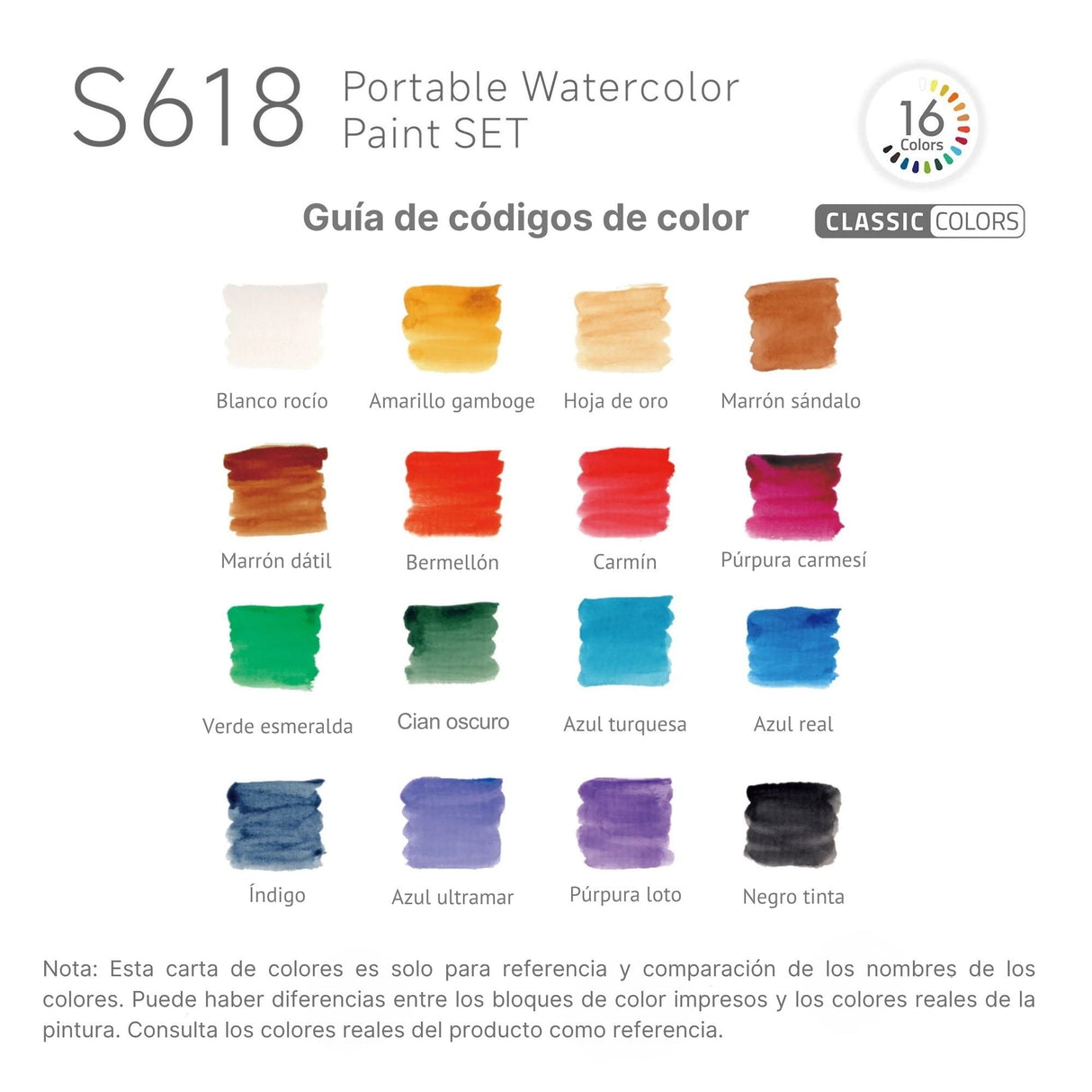 Languo - Kit Acuarelas Libreta y Pinceles Chinese Colors