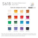 Languo - Kit Acuarelas Libreta y Pinceles Chinese Colors