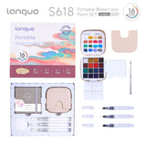 Languo - Kit Acuarelas Libreta y Pinceles Chinese Colors