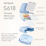 Languo - Kit Acuarelas Libreta y Pinceles Classic Colors