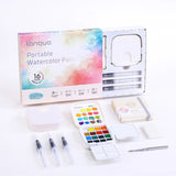 Languo - Kit Acuarelas Libreta y Pinceles Classic Colors