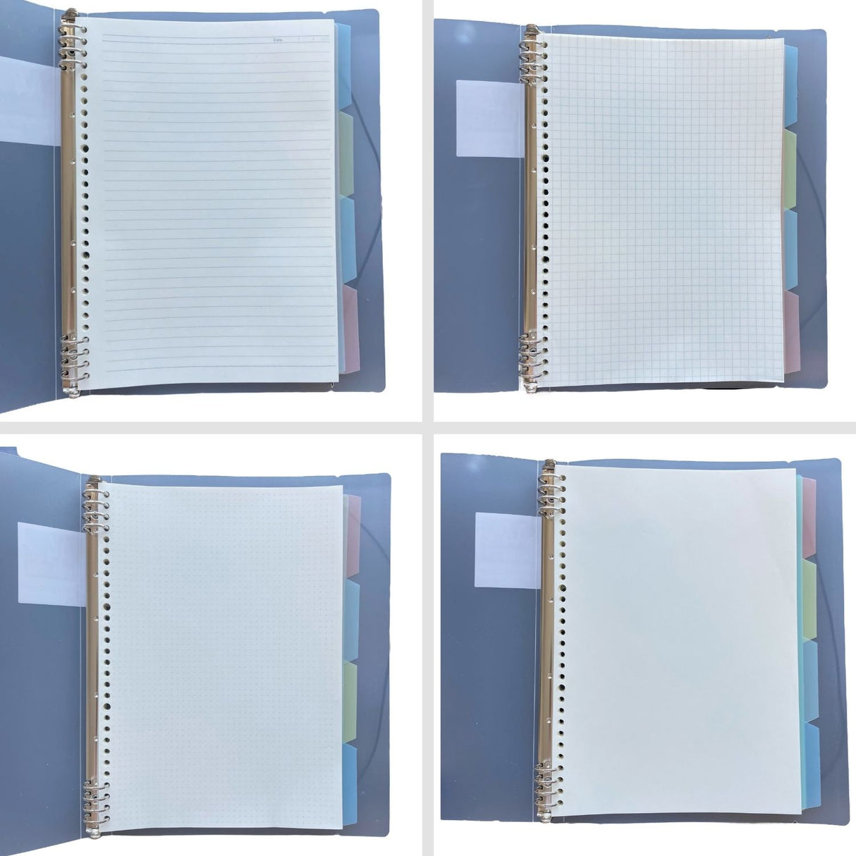 Languo - Libreta Anillada Tipo Binder A4 con Sistema Refill