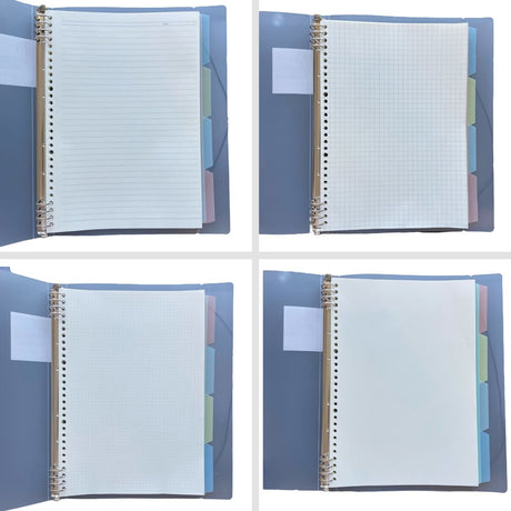 Languo - Libreta Anillada Tipo Binder A4 con Sistema Refill