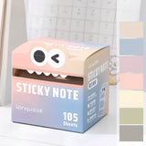 Languo - Pack 105 Notas Adhesivas Creative Transparent 70 x 50 mm