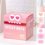 Languo - Pack 105 Notas Adhesivas Creative Transparent 70 x 50 mm