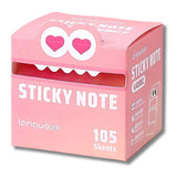 Languo - Pack 105 Notas Adhesivas Creative Transparent 70 x 50 mm