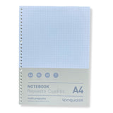 Languo - Pack 50 Hojas para Libretas Anilladas Tipo Binder A4 con Sistema Refill