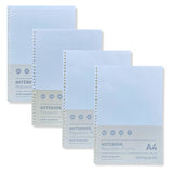 Languo - Pack 50 Hojas para Libretas Anilladas Tipo Binder A4 con Sistema Refill