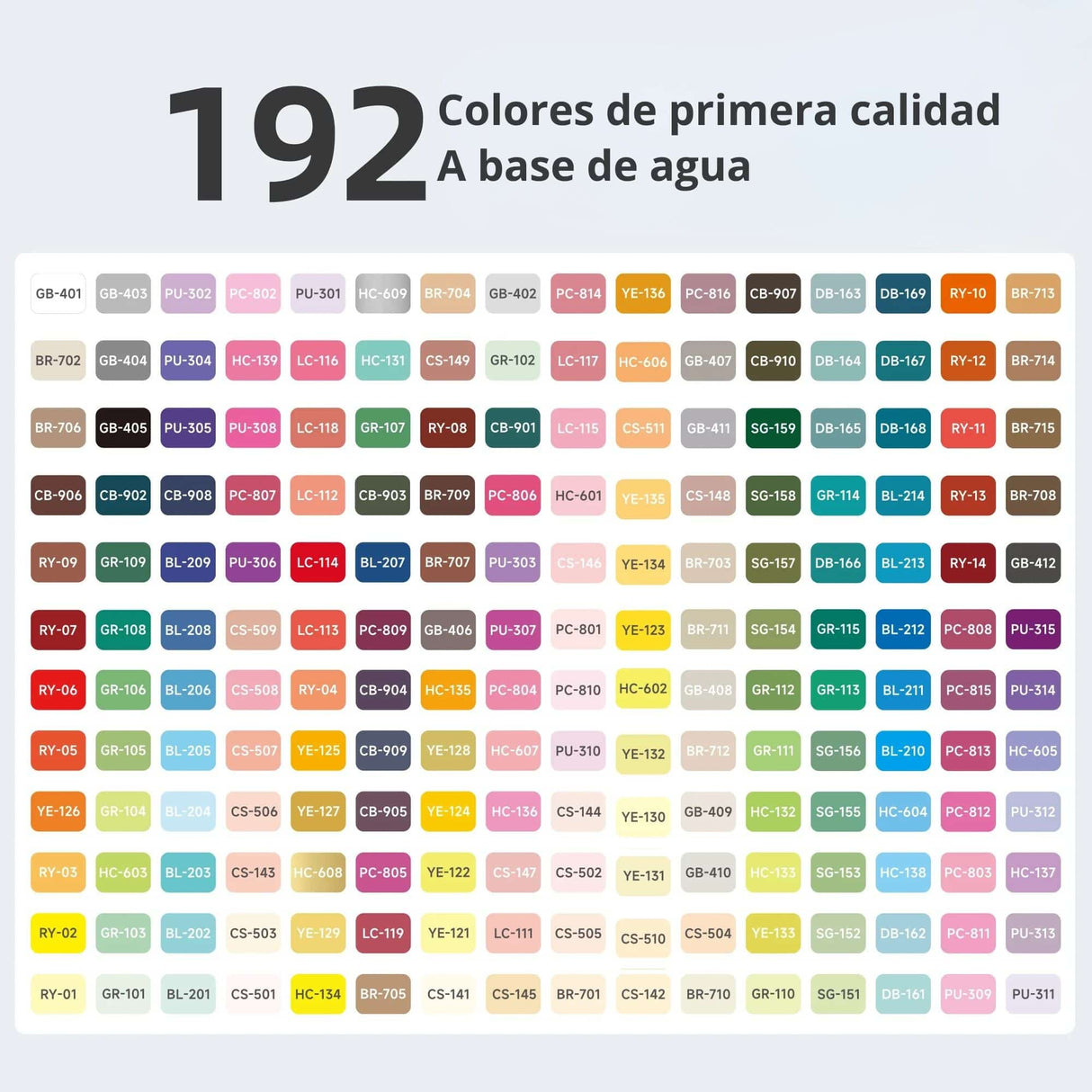 Languo - Set 192 Marcadores Acrílicos Punta Pincel