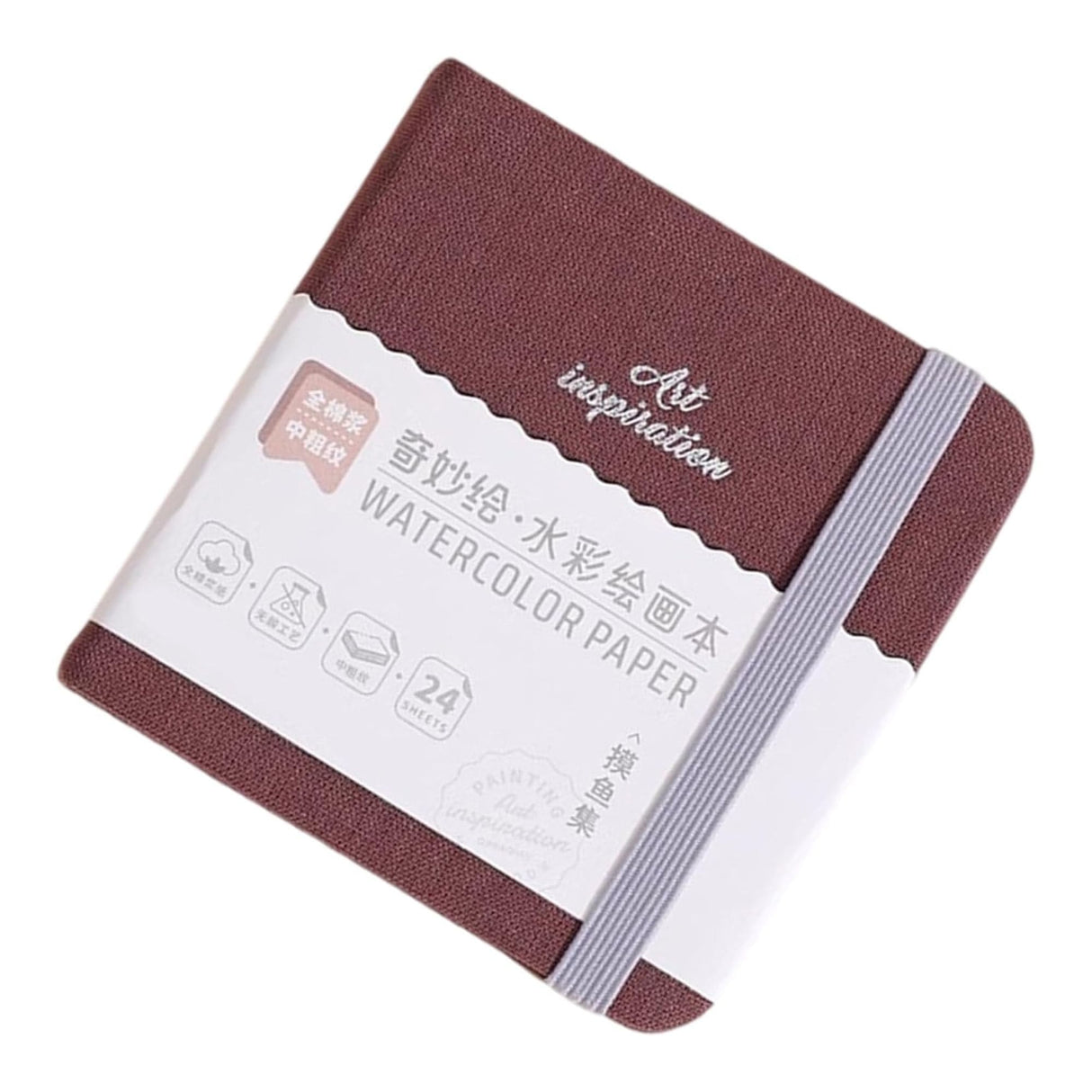 Languo - Sketchbook Acuarela 24h 300 g/m2 80×80 mm