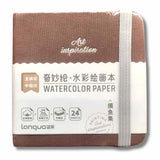 Languo - Sketchbook Acuarela 24h 300 g/m2 80×80 mm