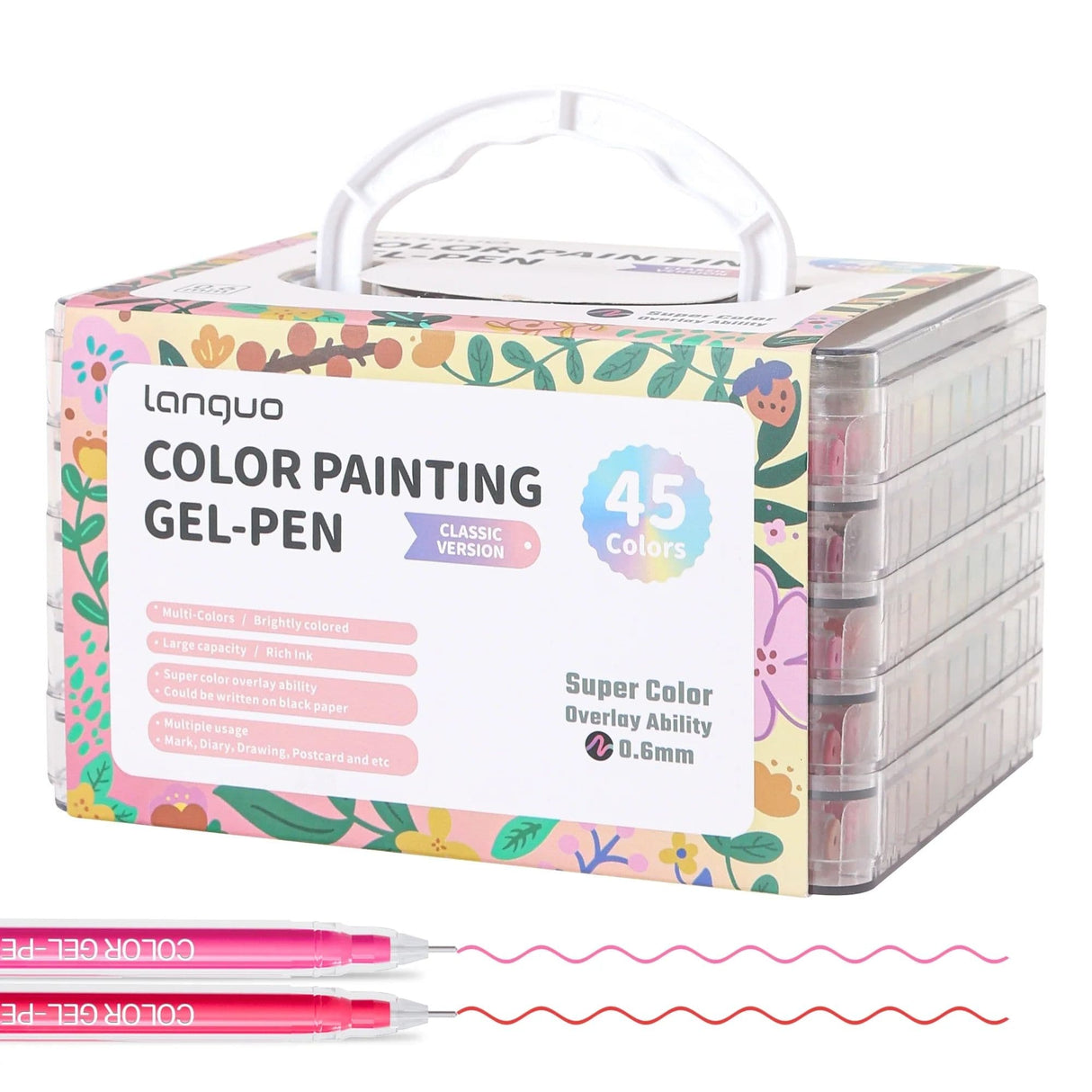 Languo - Set 45 Lápices Gel Color Painting